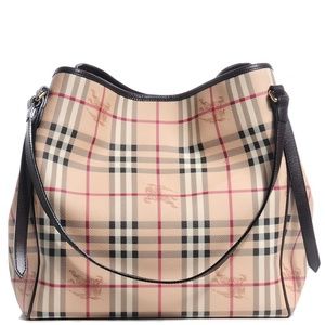 BURBERRY Haymarket Check Large Canterbury Hobo